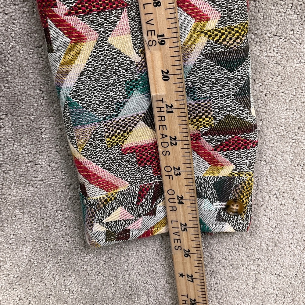 Multicolor Geometric Men's Blazer - Picture 8 of 11